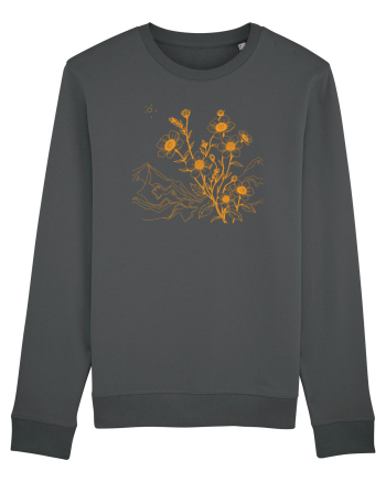 FLORAL GEOMETRIC PEISAJ MUNTE 3 Anthracite