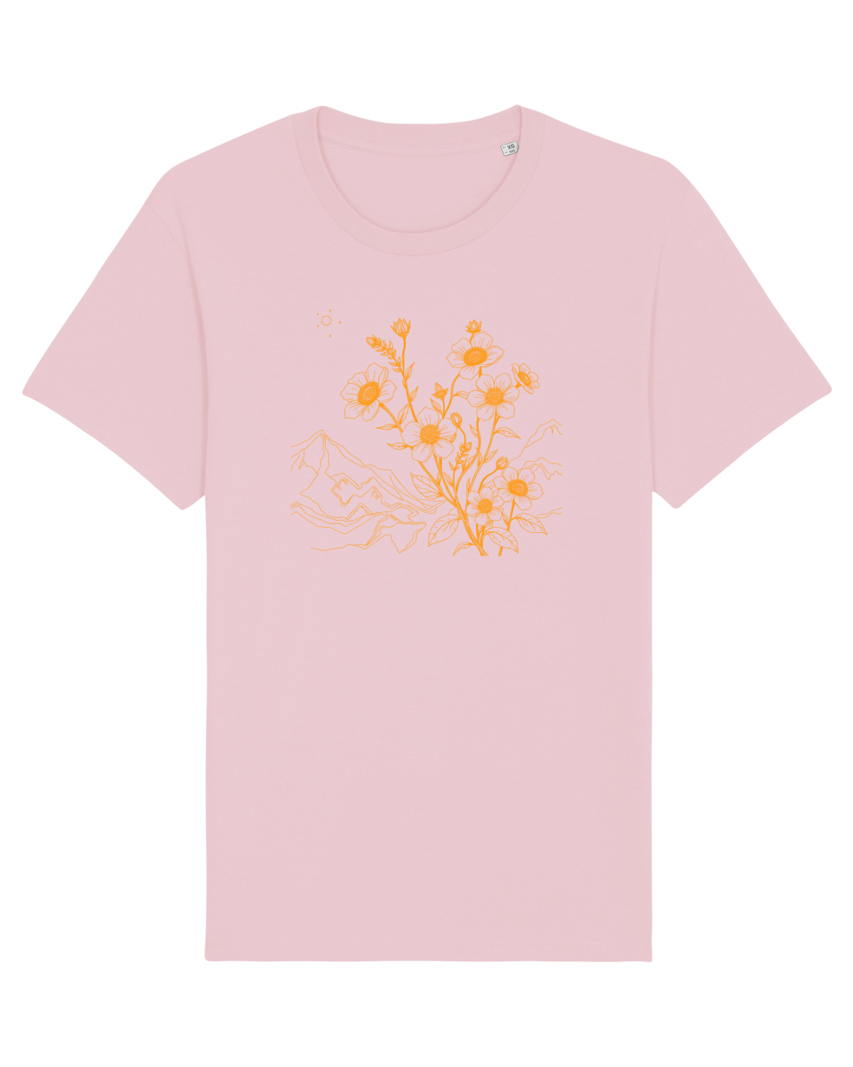 Tricou mânecă scurtă Unisex Rocker Cotton Pink
