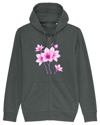 FLORAL GEOMETRIC 10 Anthracite