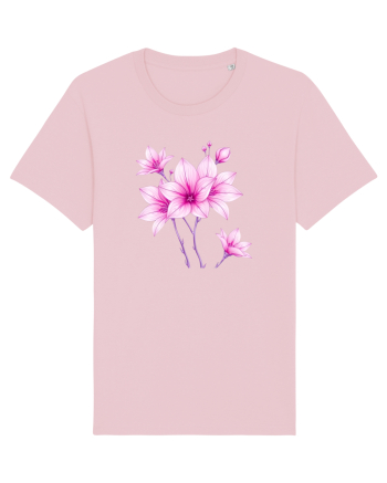 FLORAL GEOMETRIC 10 Cotton Pink