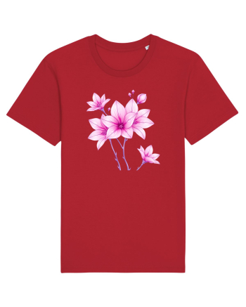 FLORAL GEOMETRIC 10 Red