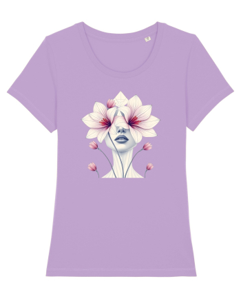 FLORAL GEOMETRIC ORHIDEE  Feminitate Lavender Dawn