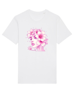 FLORAL GEOMETRIC CRINI Feminitate Tricou mânecă scurtă Unisex Rocker