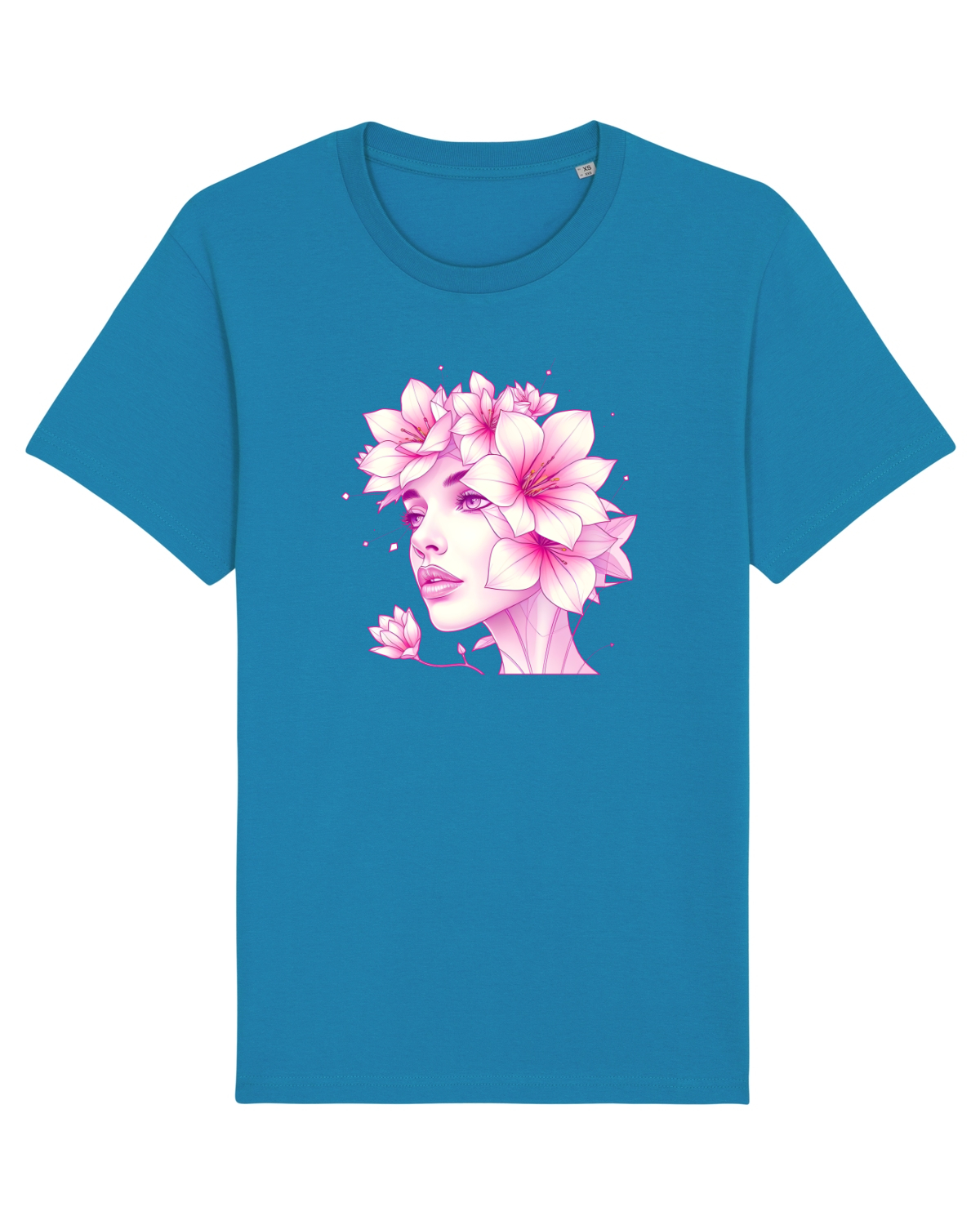 Tricou mânecă scurtă Unisex Rocker Azur
