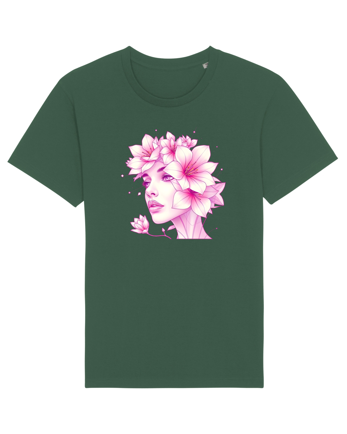 Tricou mânecă scurtă Unisex Rocker Bottle Green