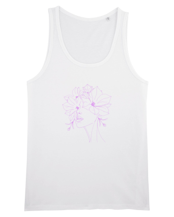 FLORAL GEOMETRIC MAGNOLII Feminitate  White