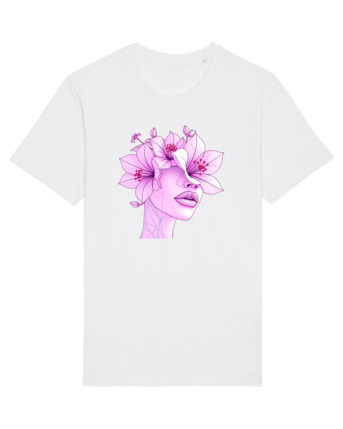 Tricou mânecă scurtă Unisex Rocker White