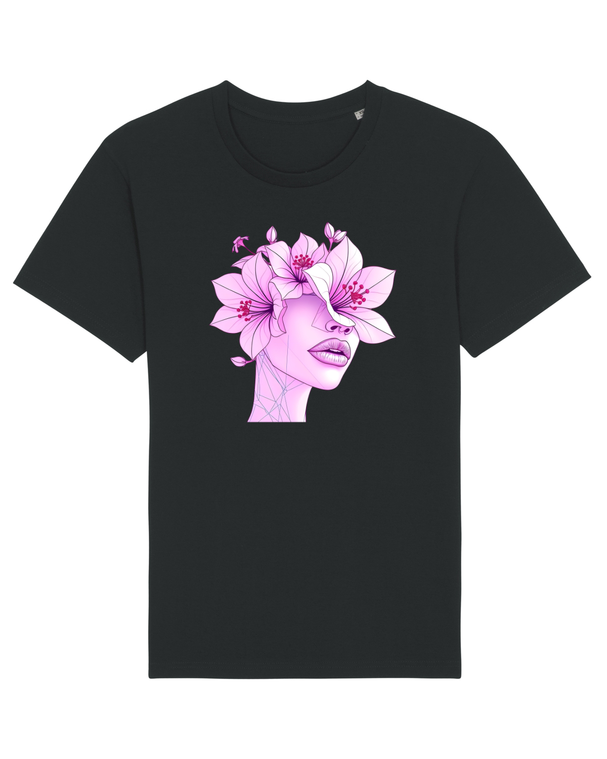 Tricou mânecă scurtă Unisex Rocker Black