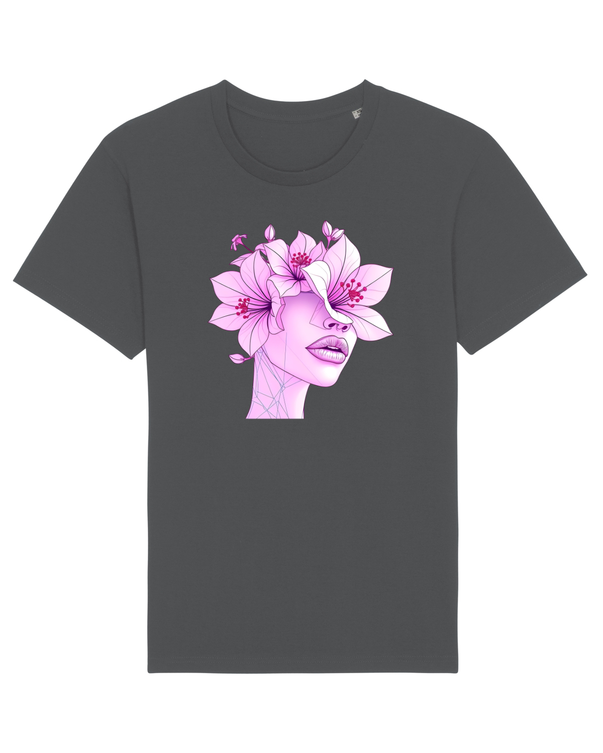 Tricou mânecă scurtă Unisex Rocker Anthracite