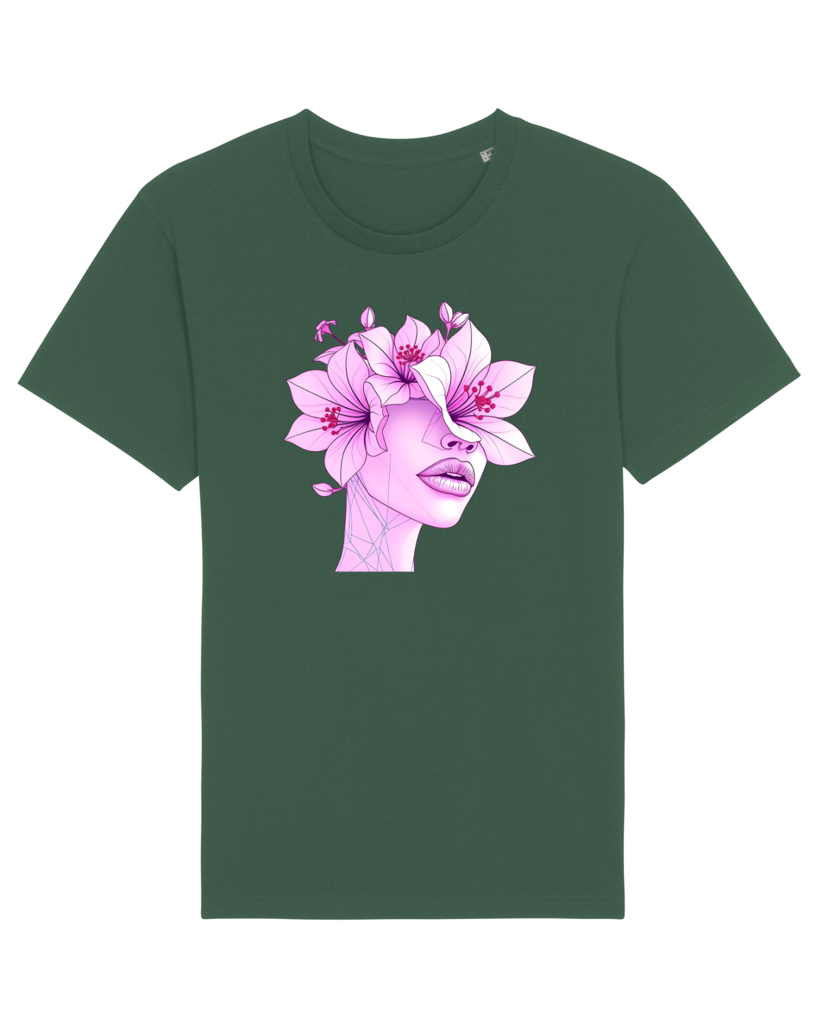 Tricou mânecă scurtă Unisex Rocker Bottle Green