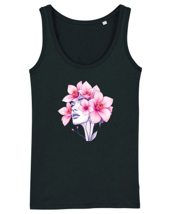 FLORAL GEOMETRIC ORHIDEE  Feminitate 2 Black