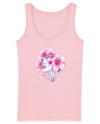 FLORAL GEOMETRIC ORHIDEE  Feminitate 2 Cotton Pink