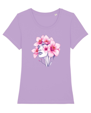 FLORAL GEOMETRIC ORHIDEE  Feminitate 2 Lavender Dawn