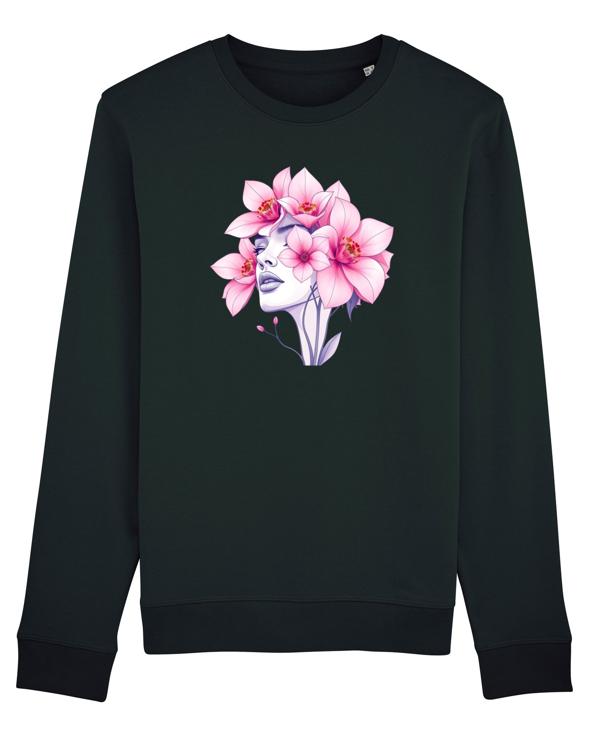 Bluză mânecă lungă Unisex Rise Black
