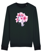 FLORAL GEOMETRIC ORHIDEE  Feminitate 2 Bluză mânecă lungă Unisex Rise