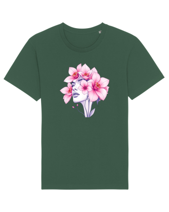 FLORAL GEOMETRIC ORHIDEE  Feminitate 2 Bottle Green