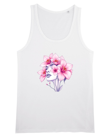 FLORAL GEOMETRIC ORHIDEE  Feminitate 2 White
