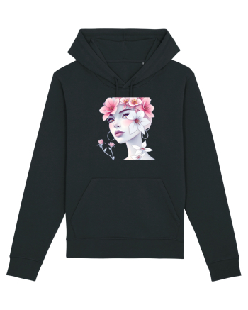 FLORAL GEOMETRIC MAGNOLII Feminitate  2 Black