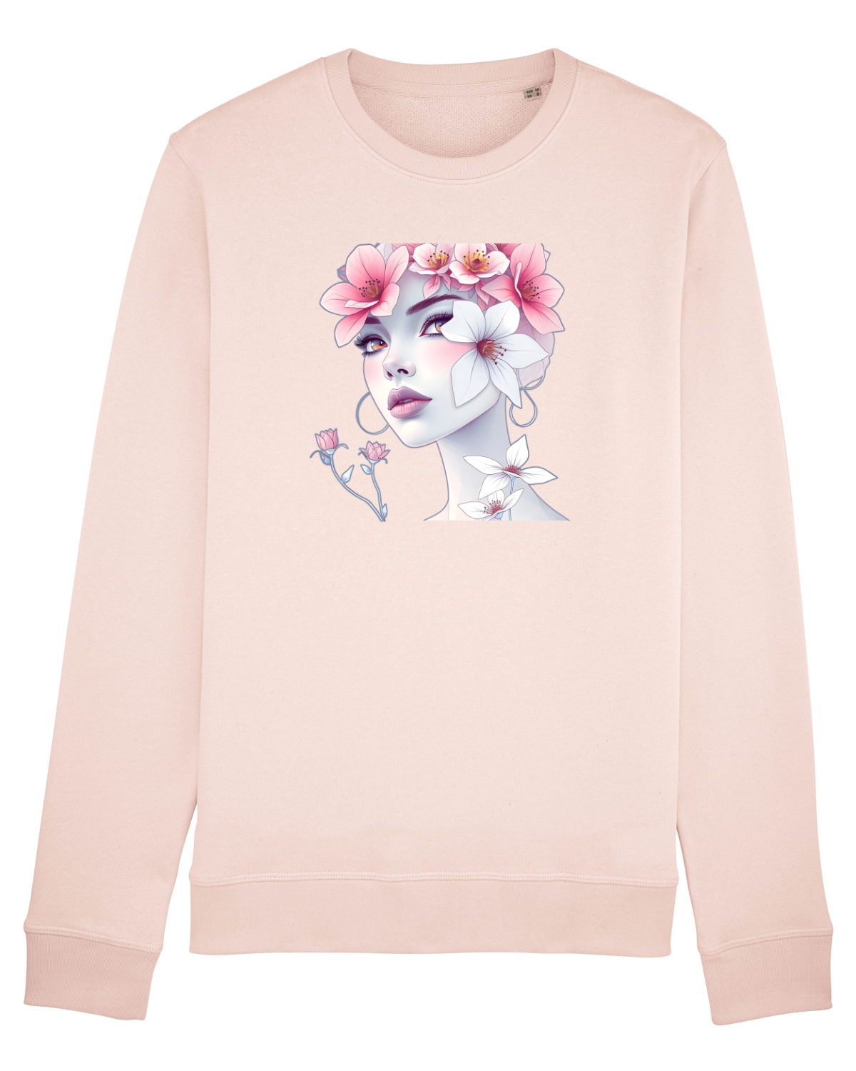 Bluză mânecă lungă Unisex Rise Candy Pink