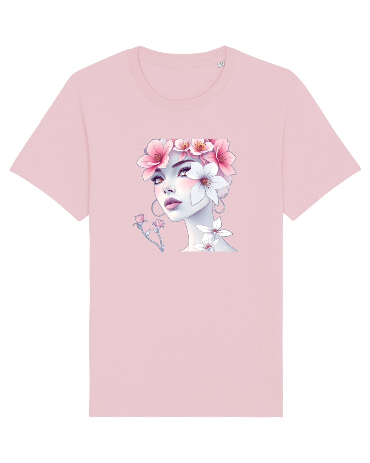 Tricou mânecă scurtă Unisex Rocker Cotton Pink