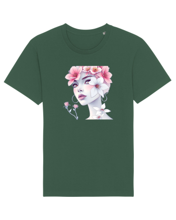FLORAL GEOMETRIC MAGNOLII Feminitate  2 Bottle Green