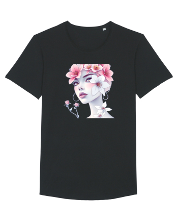 FLORAL GEOMETRIC MAGNOLII Feminitate  2 Black
