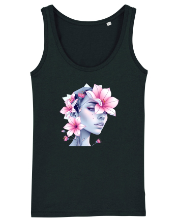 FLORAL GEOMETRIC MAGNOLII Feminitate  3 Black