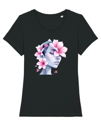 FLORAL GEOMETRIC MAGNOLII Feminitate  3 Black