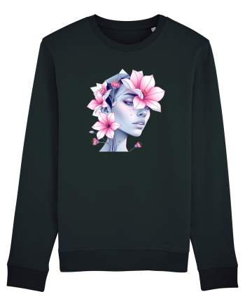 FLORAL GEOMETRIC MAGNOLII Feminitate  3 Black