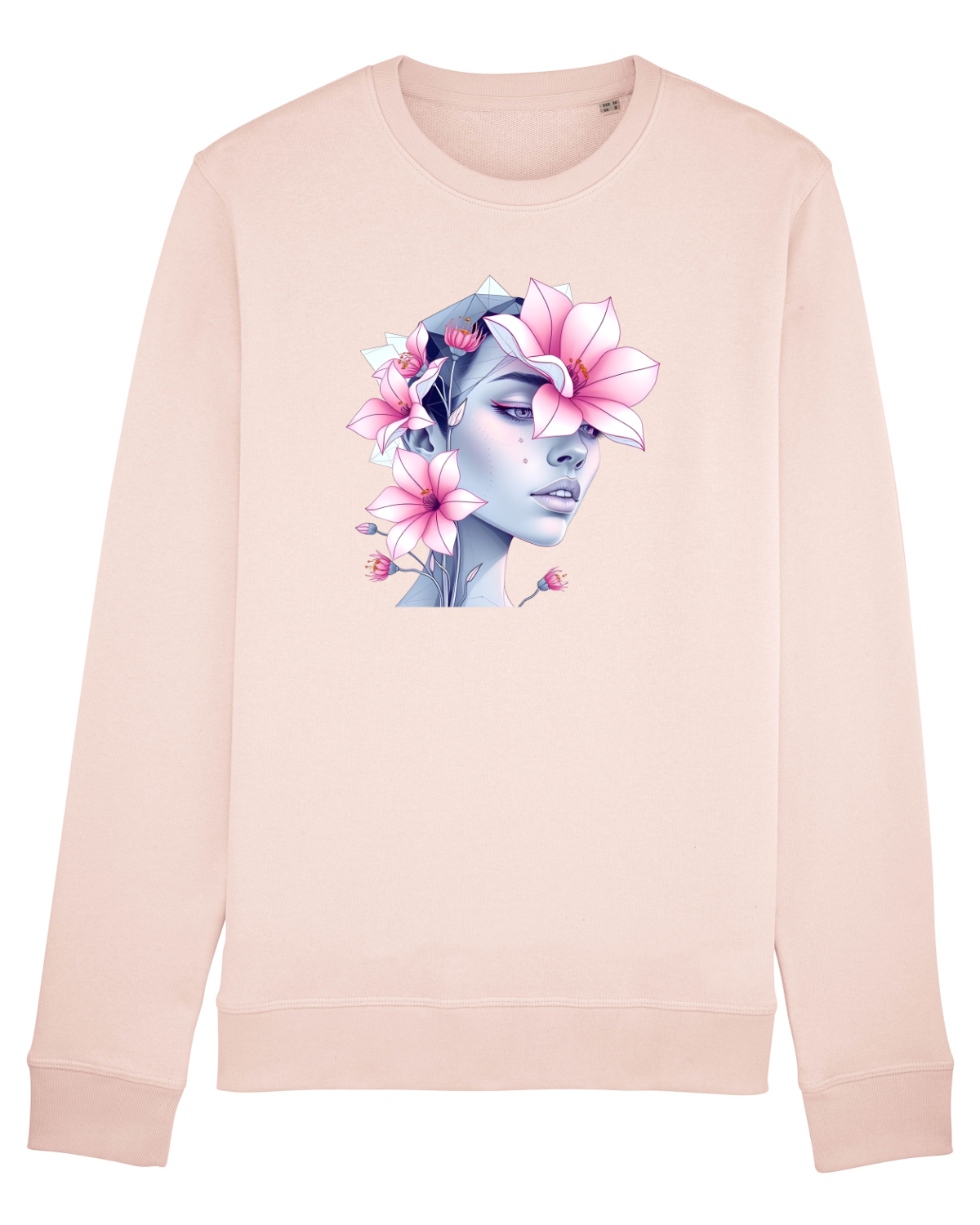Bluză mânecă lungă Unisex Rise Candy Pink