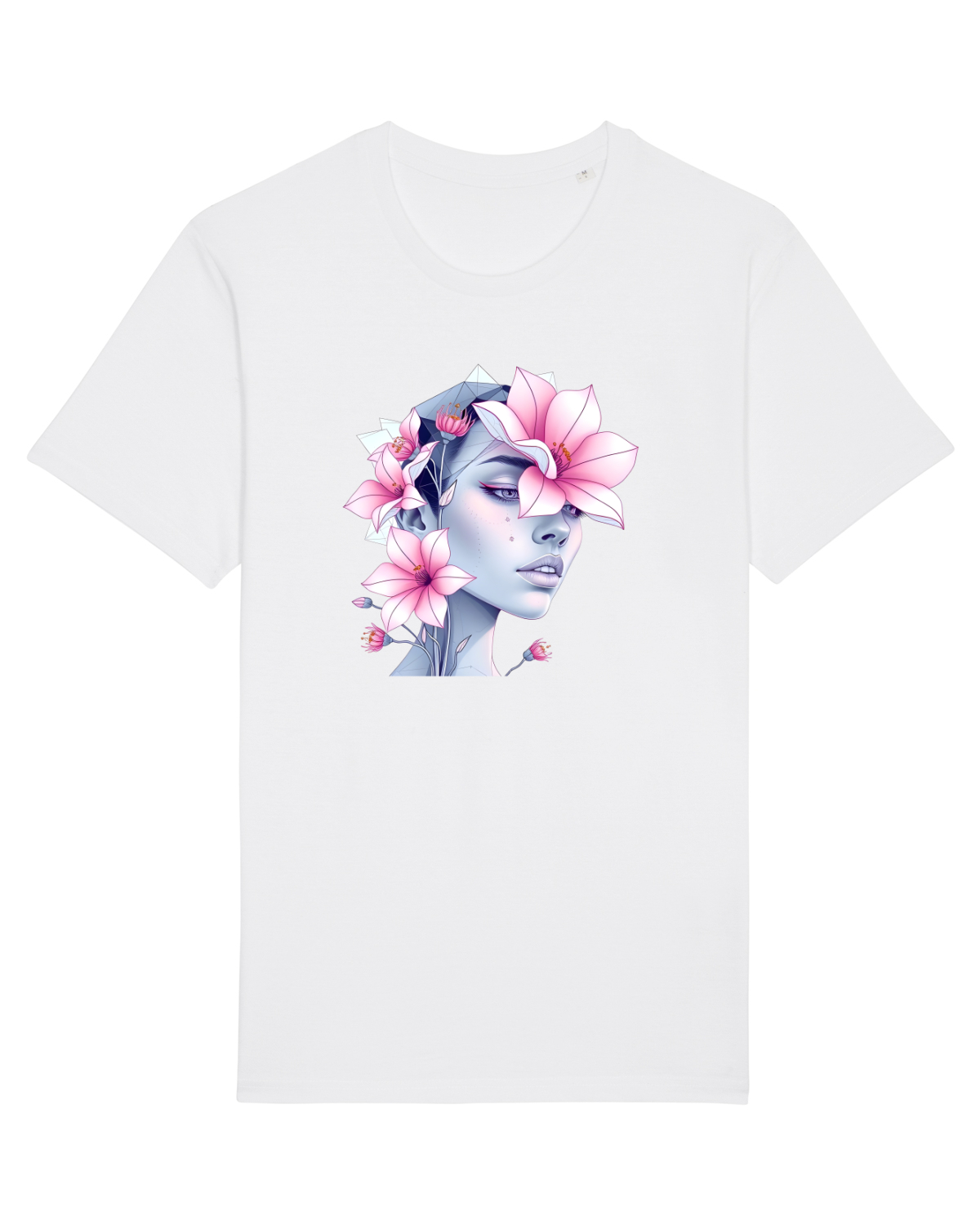 Tricou mânecă scurtă Unisex Rocker White