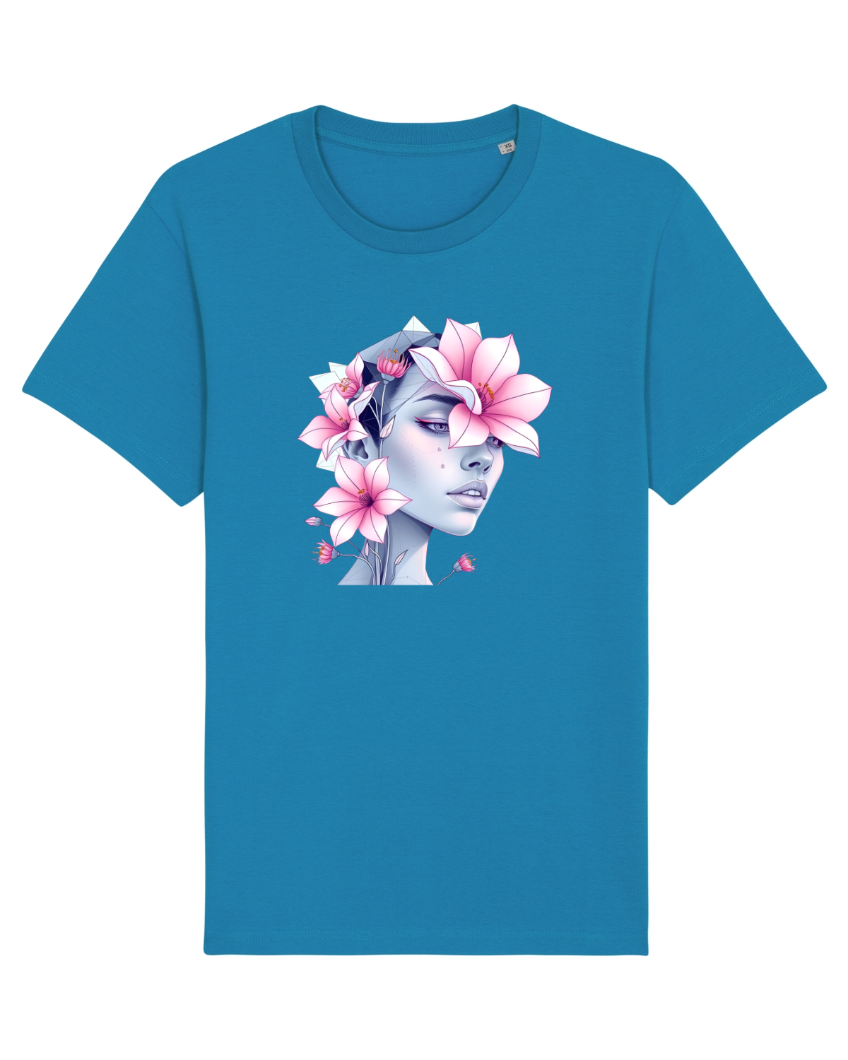 Tricou mânecă scurtă Unisex Rocker Azur