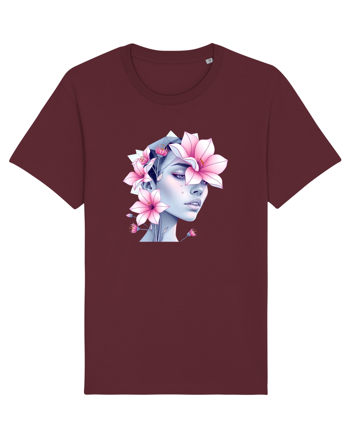 Tricou mânecă scurtă Unisex Rocker Burgundy