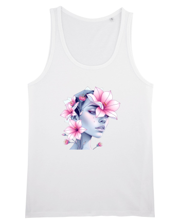 FLORAL GEOMETRIC MAGNOLII Feminitate  3 White