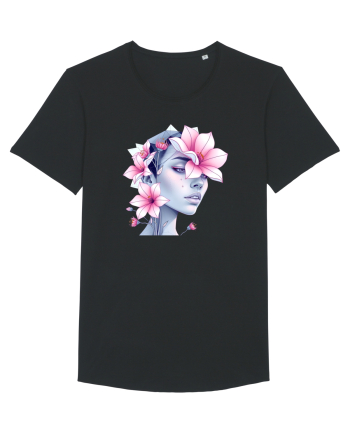 FLORAL GEOMETRIC MAGNOLII Feminitate  3 Black