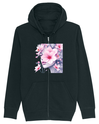 FLORAL GEOMETRIC MAGNOLII Feminitate  4 Black