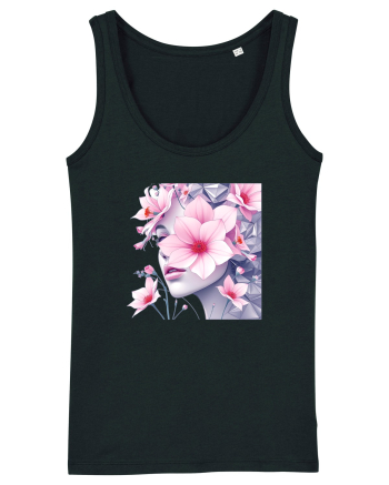 FLORAL GEOMETRIC MAGNOLII Feminitate  4 Black