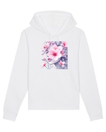 FLORAL GEOMETRIC MAGNOLII Feminitate  4 White