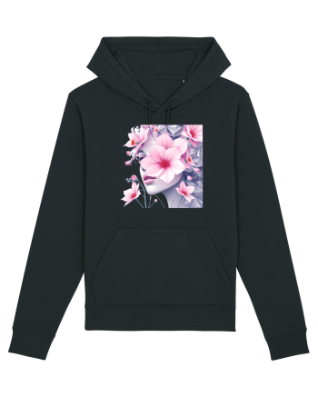 FLORAL GEOMETRIC MAGNOLII Feminitate  4 Black
