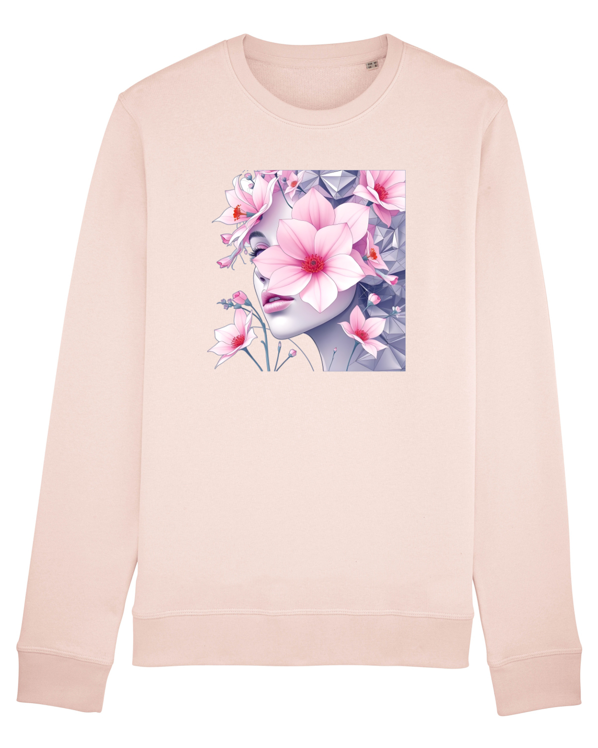 Bluză mânecă lungă Unisex Rise Candy Pink