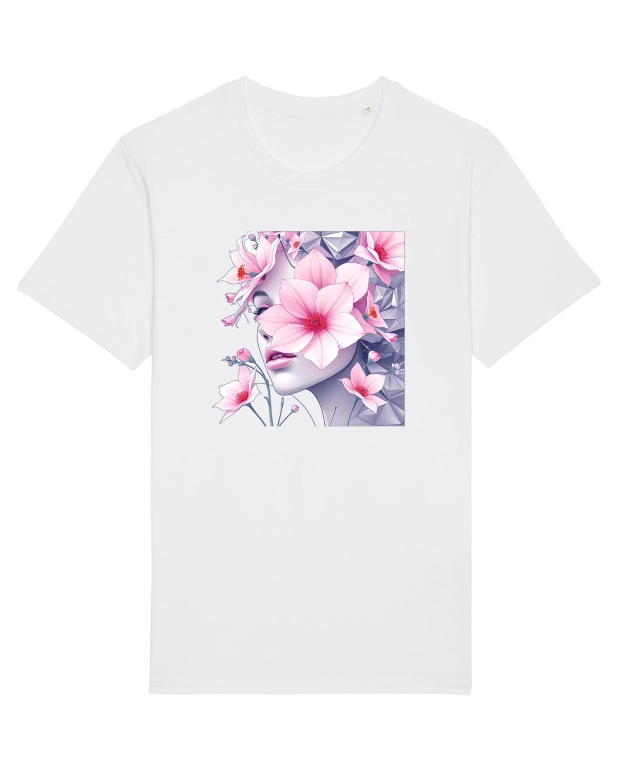 Tricou mânecă scurtă Unisex Rocker White
