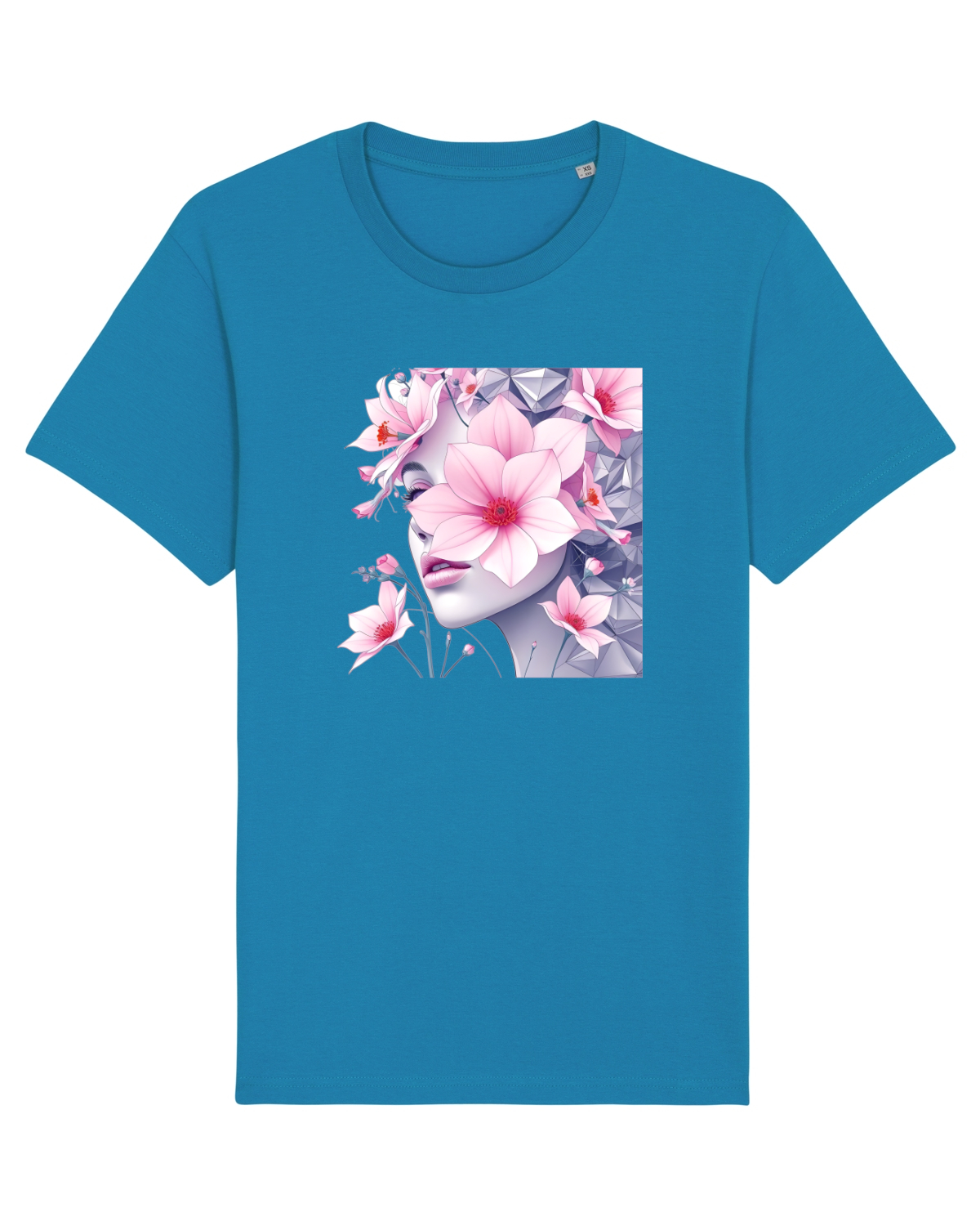 Tricou mânecă scurtă Unisex Rocker Azur