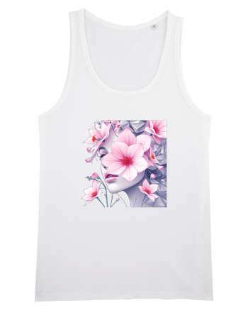 FLORAL GEOMETRIC MAGNOLII Feminitate  4 White