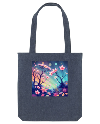 FLORAL GEOMETRIC - PEISAJ SUPERNATURAL 1 Midnight Blue