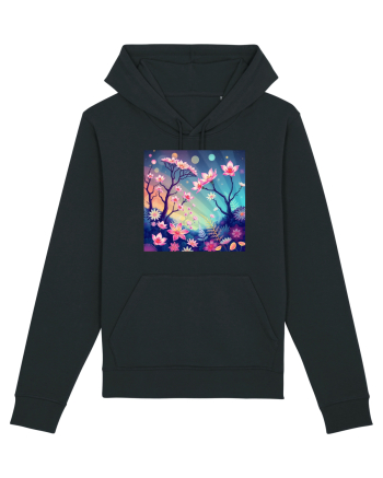 FLORAL GEOMETRIC - PEISAJ SUPERNATURAL 1 Black