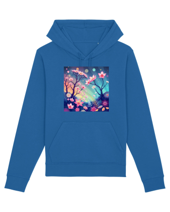 FLORAL GEOMETRIC - PEISAJ SUPERNATURAL 1 Royal Blue