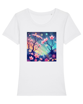 FLORAL GEOMETRIC - PEISAJ SUPERNATURAL 1 White