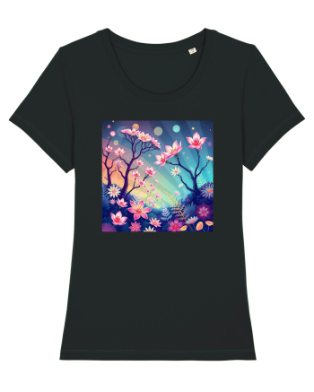 FLORAL GEOMETRIC - PEISAJ SUPERNATURAL 1 Black