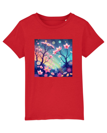 FLORAL GEOMETRIC - PEISAJ SUPERNATURAL 1 Red