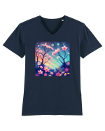 FLORAL GEOMETRIC - PEISAJ SUPERNATURAL 1 Tricou mânecă scurtă guler V Bărbat Presenter